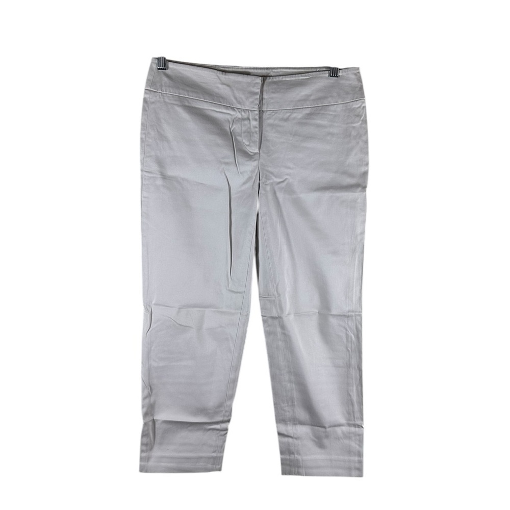 LOFT Marisa White Cropped Pants Size 2